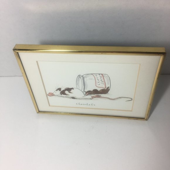 Vintage Art Reproduction of Chocoholic Mouse - Picture 10 of 15